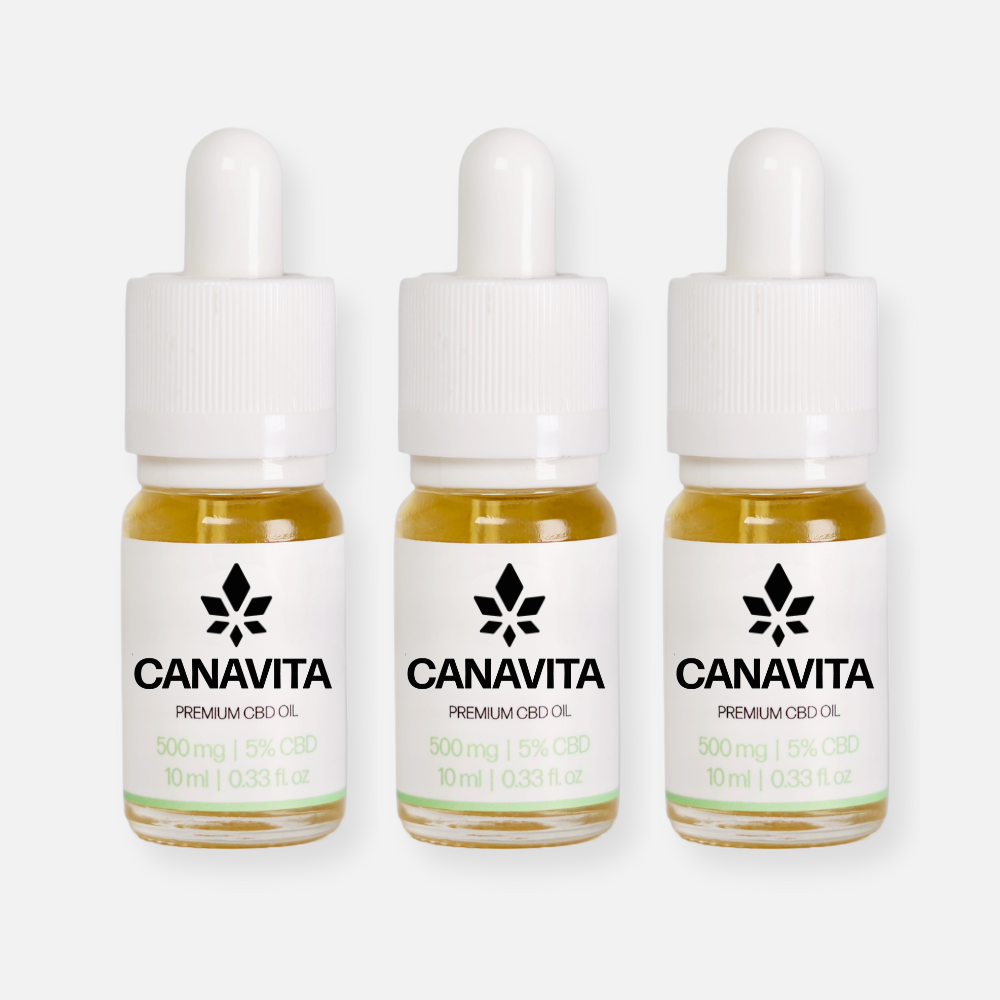 Vet olio CBD premium a spettro completo 5% 3 per 2 (risparmia 33%)